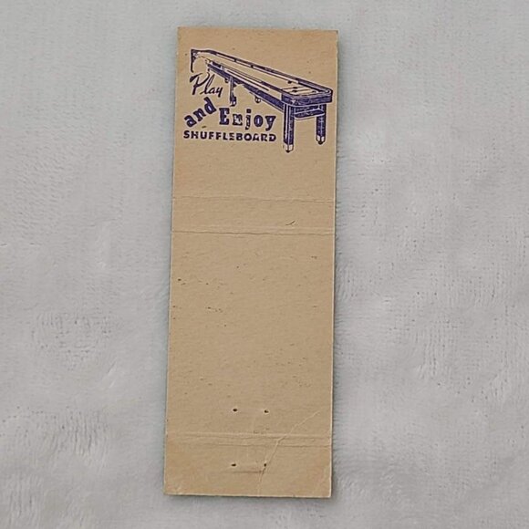 Vintage Matchbook Cover Braugh’s Tavern Monticello IN Indiana Green - Picture 5 of 5